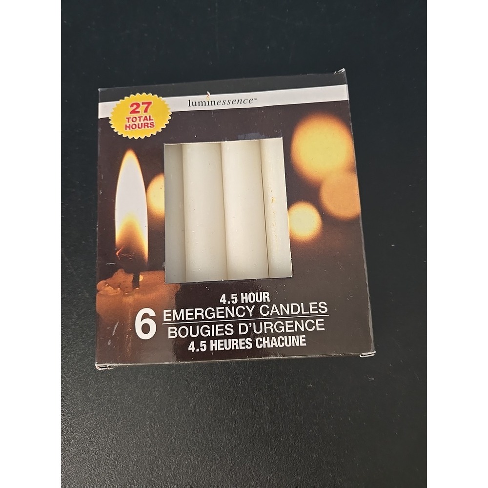 Luminessence 4.5 Hour Emergency Candle Pack of 6